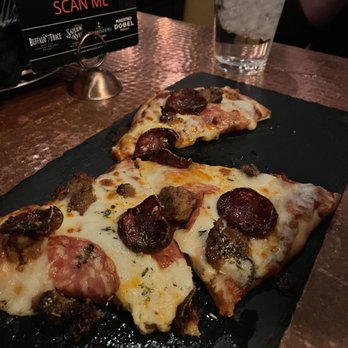 Pigtails - Meat Lover's Flatbread - Cocktail Bars Near Me - Phoenix, Arizona Pigtails - Meat Lover's Flatbread - Cocktail Bars Near Me - Phoenix, Arizona