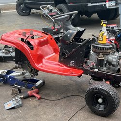 Broadway Auto Parts - Franken Tractor getting ripped apart to make things right