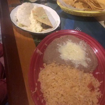 Santa Fe Mexican Grill - Two taco combo with beef, rice, and beans. - Mexican Near Me - Largo, Florida