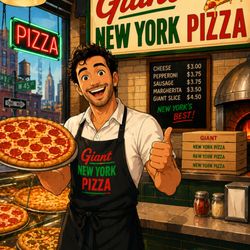Giant New York Pizza