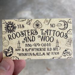 Rooster’s Tattoos & Woo
