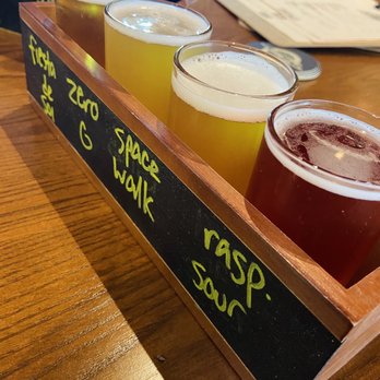 Site-1 Brewing - Beer flight - Breweries Near Me - Omaha, Nebraska