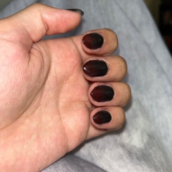 Elan Nails - MESSY!! The shapes are not consistent - Nail Salons Near Me - Orlando, Florida