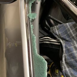 Front driver window that was shattered Front driver window that was shattered