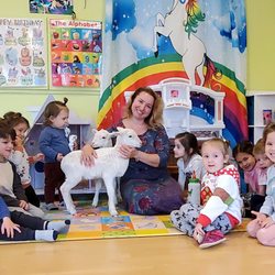 Anna's Child Care, Preschool & Yoga Center - Anna has two little lambs