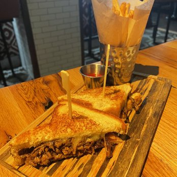 Haywire - Barbacoa grilled cheese - New American Near Me - Dallas, Texas Haywire - Barbacoa grilled cheese - New American Near Me - Dallas, Texas