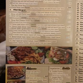 Star Pizzeria - Menu - Sandwiches Near Me - Isernhagen, NI Star Pizzeria - Menu - Sandwiches Near Me - Isernhagen, NI
