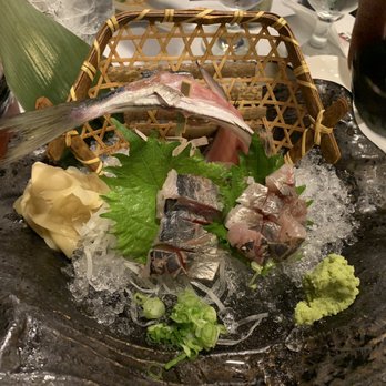 Sushi Mike's - Horse mackerel with fresh wasabi and dipping sauce - Sushi Bars Near Me - Dobbs Ferry, New York