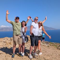 Having fun in Greece