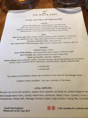 The White Hart at Fyfield by null