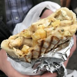 La Rose Blanche - Chicken Curry Taco - Inside
