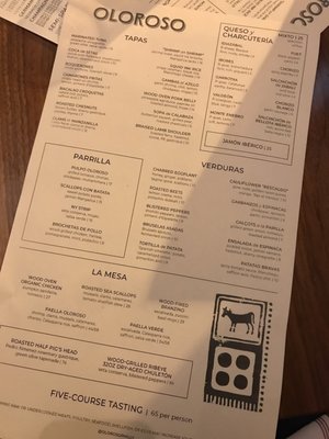 Menu photo 5 Oloroso Philadelphia, PA