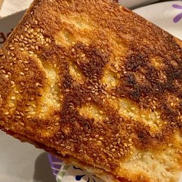 Sicilian with sesame crust
