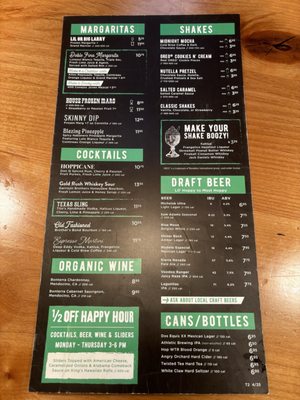 Menu photo 6 Hopdoddy Burger Bar Stafford, TX Menu photo 6 Hopdoddy Burger Bar Stafford, TX