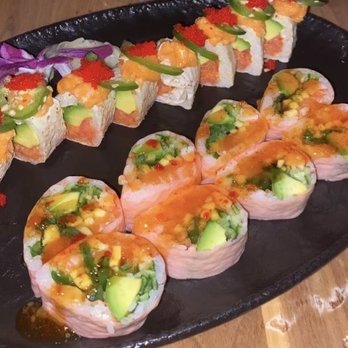 Saku - Saku Roll (closer) & Drop it like it's Hot (further) - Cocktail Bars Near Me - Hoboken, New Jersey