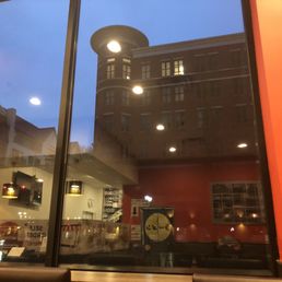 View from inside the seating area