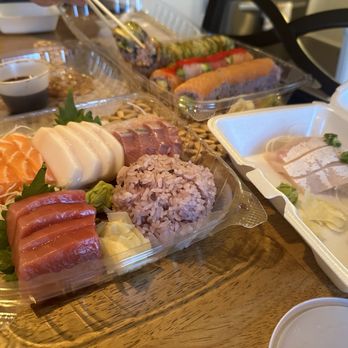 Katana Sushi - The Sashimi deluxe, chu toro, hamachi belly - Japanese Near Me - Midlothian, Virginia