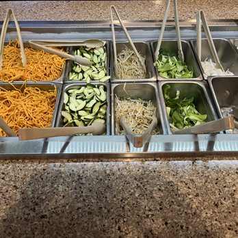 Caesar's Mongolian Bar-B-Q - ingredients including lo-mein noodles - Mongolian Near Me - Cerritos, California Caesar's Mongolian Bar-B-Q - ingredients including lo-mein noodles - Mongolian Near Me - Cerritos, California
