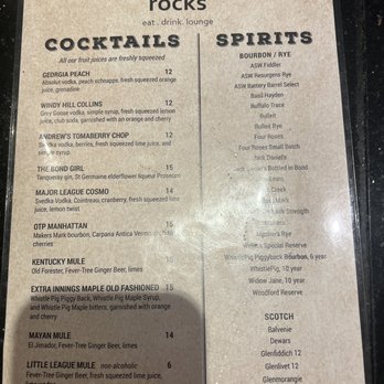 Rocks - New American Near Me - Atlanta, Georgia