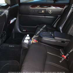 Blue Limousine and Car Service - Extra leg-room. Clean cars, with free water and snacks