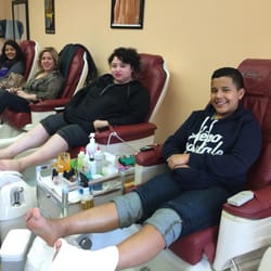 La Belle Nail Spa - Happy family pedicures!