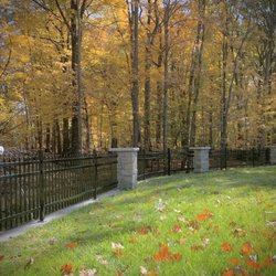 Wiler Fence Company - Custom Aluminum Fence Black Powder Coated Fence - Elite Fence - Installed by Wiler Fence Company in Pepper Pike, Ohio