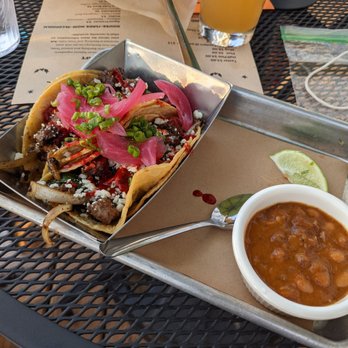 Beerburg Brewing - Brisket tacos - Breweries Near Me - Austin, Texas