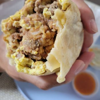 Troy's Burgers - Carne Asada Burrito (great rice!) - Breakfast & Brunch Near Me - Corona, California