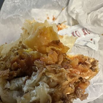 Nate's Korner - "Steak" burrito. Does this look like any steak you ever ate?? - Breakfast & Brunch Near Me - Santa Ana, California