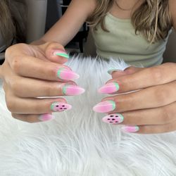 Nail Art Studio At Skokie Blvd - Watermelon designs with a twist