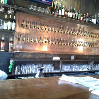 East Side Denton - Taps. Lots of copper. - Beer Gardens Near Me - Denton, Texas