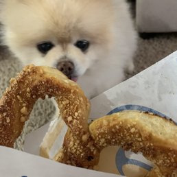 Mm! Honey almond pretzel :) Mm! Honey almond pretzel :)