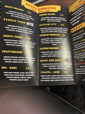 Menu photo 2 Krazy Street Food Baltimore, MD