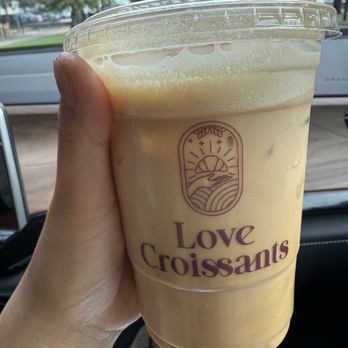 Love Croissants Midtown - Iced Vanilla Latte - Bakeries Near Me - Houston, Texas Love Croissants Midtown - Iced Vanilla Latte - Bakeries Near Me - Houston, Texas