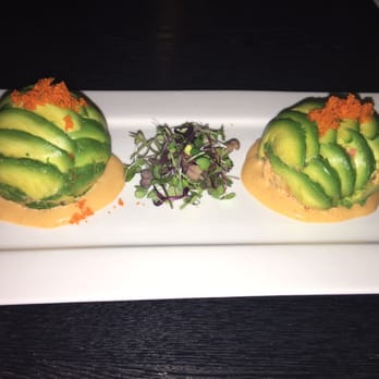 Nikko - Dragon Balls! Yummm Pssssssst... Crab salad inside, shelled with avocado AND creamy sauce goodness in the bottom. - Sushi Bars Near Me - Tarrytown, New York Nikko - Dragon Balls! Yummm Pssssssst... Crab salad inside, shelled with avocado AND creamy sauce goodness in the bottom. - Sushi Bars Near Me - Tarrytown, New York
