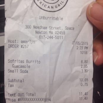Chipotle Mexican Grill - I mean $2.05 for a slab of guc? Damn... - Mexican Near Me - Newton, Massachusetts Chipotle Mexican Grill - I mean $2.05 for a slab of guc? Damn... - Mexican Near Me - Newton, Massachusetts
