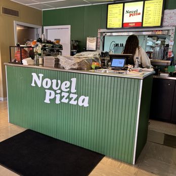 Novel Pizza Cafe - Countertop - Pizza Near Me - Chicago, Illinois Novel Pizza Cafe - Countertop - Pizza Near Me - Chicago, Illinois