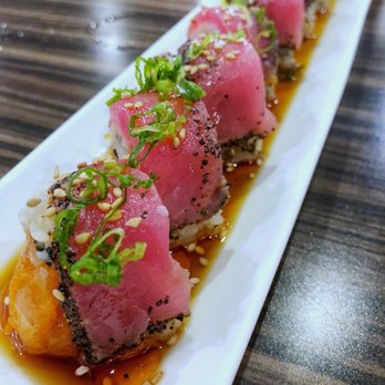 Sapporo - Texans roll....so good! - Japanese Near Me - The Woodlands, Texas Sapporo - Texans roll....so good! - Japanese Near Me - The Woodlands, Texas