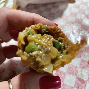 Muddbones - Jalepeno cheeseburger in an egg roll?!?'  Yeah they did it! - American Near Me - Bonham, Texas