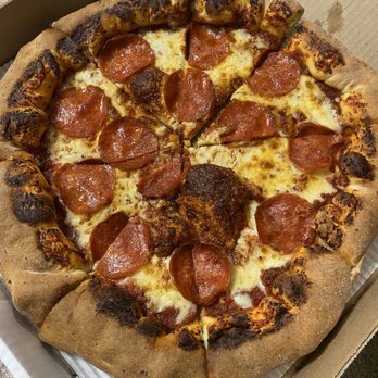 Champ Pizza - My burnt pizza - Pizza Near Me - Vancouver, Washington
