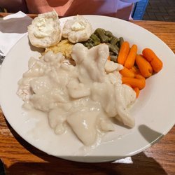 Chicken and Dumplings plus 3 sides
