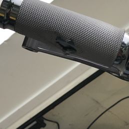 shredded rubber handle grips... from tie downs shredded rubber handle grips... from tie downs