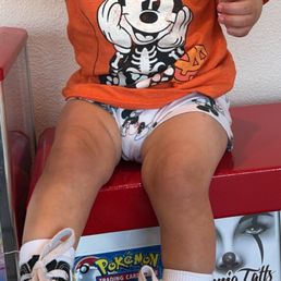 shoes and shirt we got there