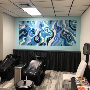 Canvas Salon - Beautiful new mural painted by the very talented Simon Livett. - Hair Salons Near Me - Las Vegas, Nevada