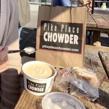 Pike Place Chowder - Seared Scallop Chowder (Medium) - Seafood Near Me - Seattle, Washington Pike Place Chowder - Seared Scallop Chowder (Medium) - Seafood Near Me - Seattle, Washington