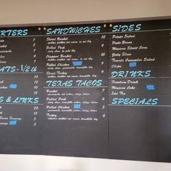 Mission Ave BBQ - Menu