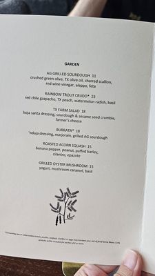 Menu photo 7 Arlo Grey by Kristen Kish Austin, TX Menu photo 7 Arlo Grey by Kristen Kish Austin, TX