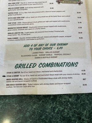 Menu photo 3 Doc's Fish Camp & Grill Marble Falls, TX