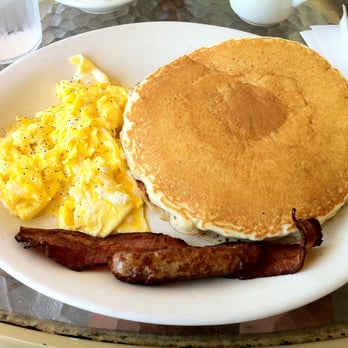 Mil’s Diner - #3: Eggs, 2 pancakes, bacon and/or sausage. - Diners Near Me - Milpitas, California Mil’s Diner - #3: Eggs, 2 pancakes, bacon and/or sausage. - Diners Near Me - Milpitas, California