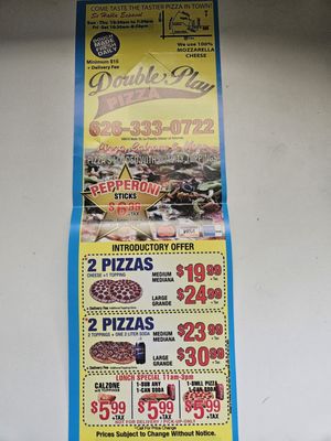 Double Play Pizza by null